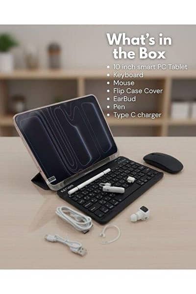Katwik P30 Kids Tablet with Keyboard Mouse and Accessories