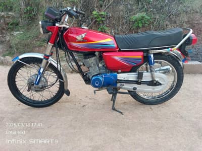 Honda125 model 12 regis13 bio available location kahuta +03270344219