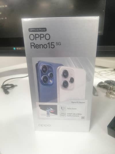 Oppo Reno 15 5G 12 512GB Twilight Blue Box Pack Contact 03351682039