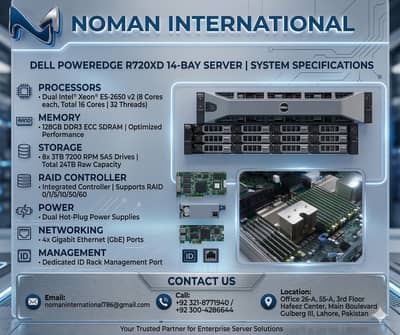 DELL POWER EDGE R720XD 14 BAYS | Server