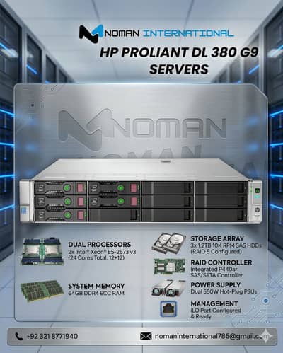 HP PROLIANT DL 380 G9 | servers