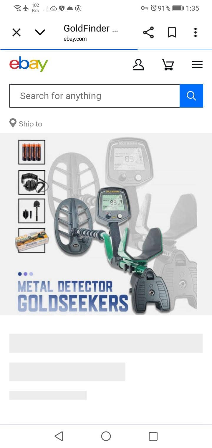 GOLD DECTACTOR 0