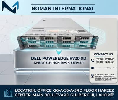 Dell PowerEdge R720xd Server | High Storage Capacity | Dual CPU