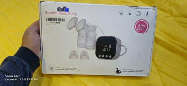 Lulia Electric Breast Pump BPA Free| Double Pump | Uk import import