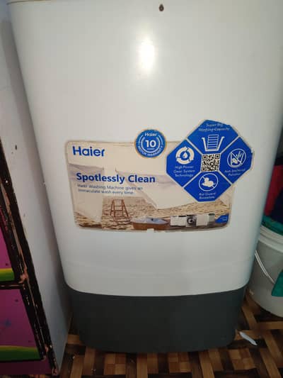 haier washing machine