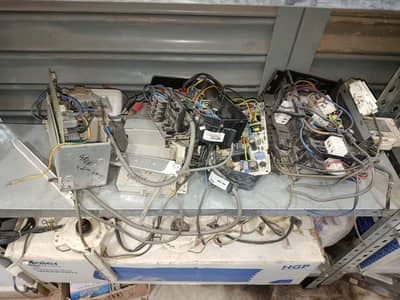 Electronics Repairing Airconditioner/Fridge PCB complete setup.