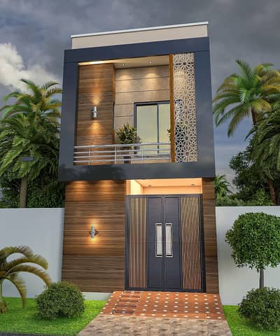 3 Marla Brand New Designer House is available on a wide road location for sale