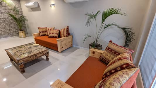 FOR RENT Brand New Semi Furnished 3 Beds Ground Portion with Separate Gate only Foreigners F_6/1