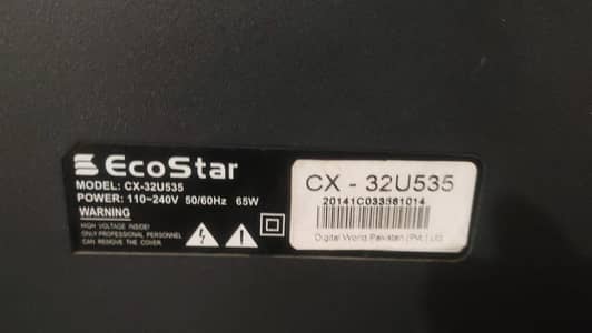 ecostar led model cx 32u535 32 inch