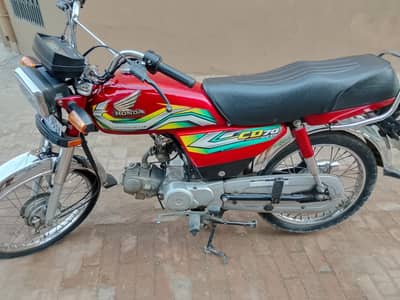 Honda CD 70 Bike Model 2022 | 20,400 KM Driven Only Call 0300 4196890