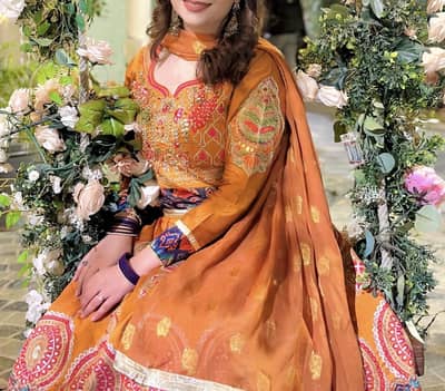 Orignal Zahra Ahmed Designer Lehnga Choli