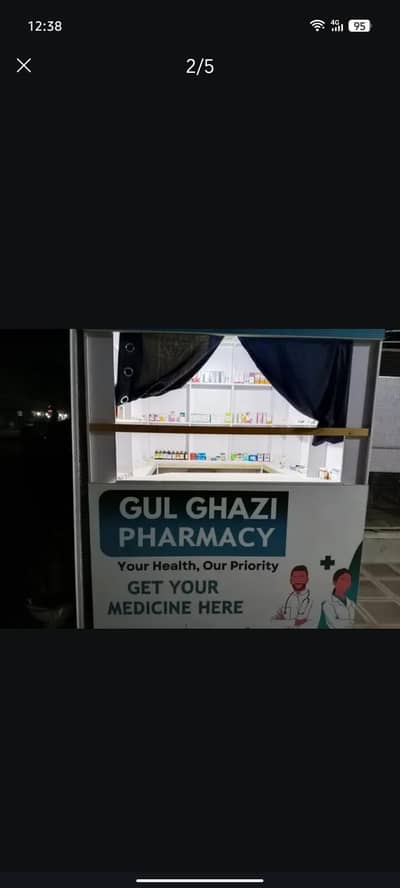 huge cabin with cabins used for pharmacy