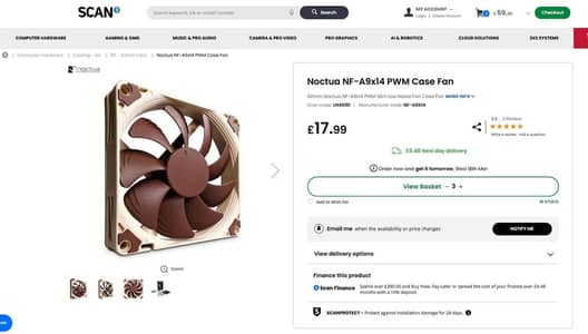 noctuwa 92x14mm premium fans