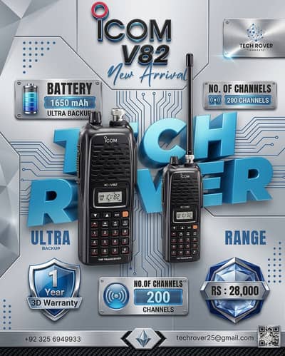 Walkie talkie ,Motorola,icom V80 LONG rang Communication Wirless Set