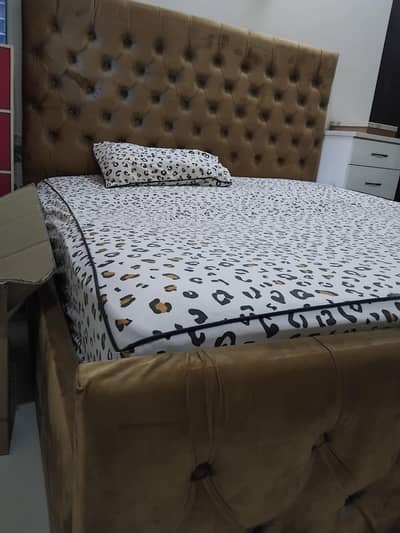 King Size Bed with Master Spring Mattress
