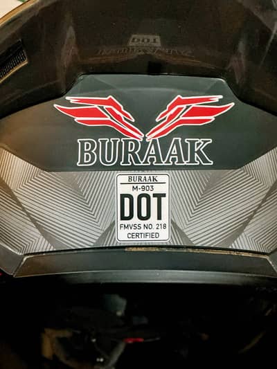 BURAAK imported D. O. T certified HELMET