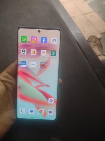 Motorola G 96 Blue Color Edge Screen