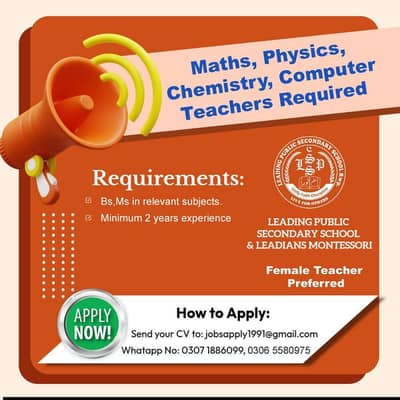 Experienced Maths and computer teacher