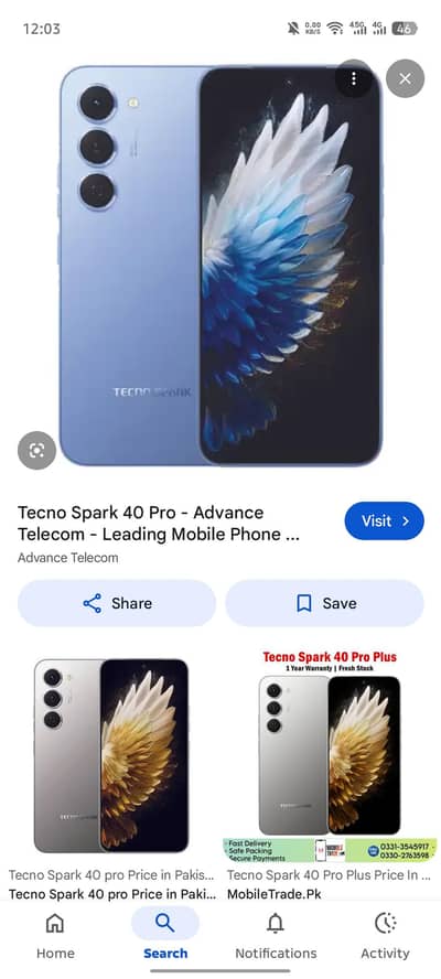 Tecno spark 40 pro only 1 month use