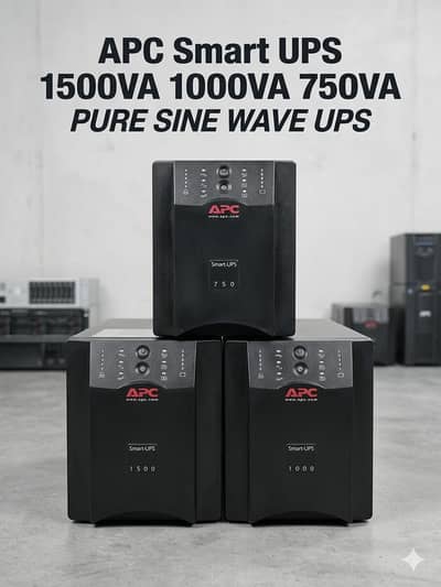 APC Smart UPS 1500VA 1000VA 750VA PURE SINE WAVE UPS