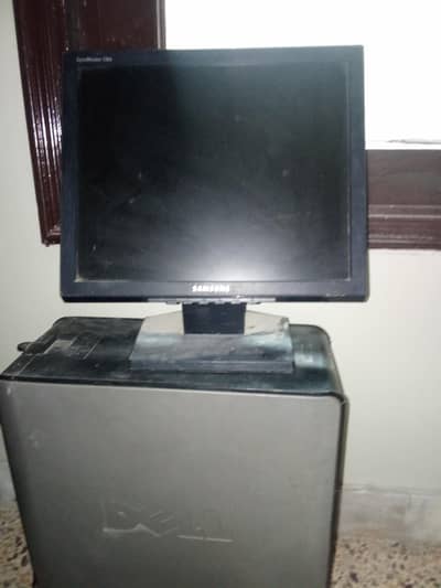 Dell CPU and Samsung monitor