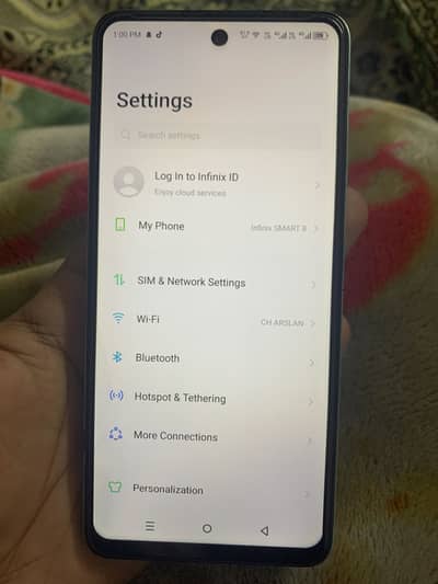 Infinix smart 8 with box