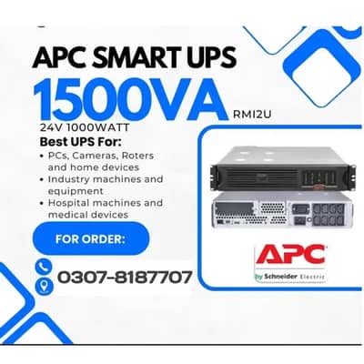 APC Smart UPS 1500VA 230V PURE SINE WAVE UPS