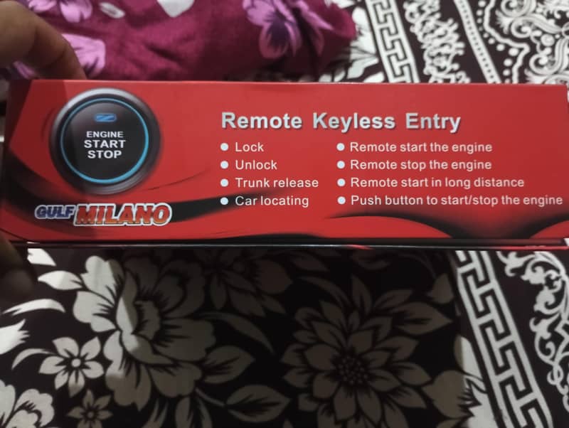 push start keyless entry 0