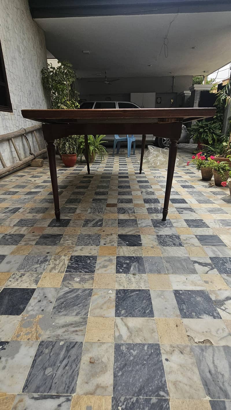 Solid Wood Dining Table - 7.5 ft (8 Seater) 1