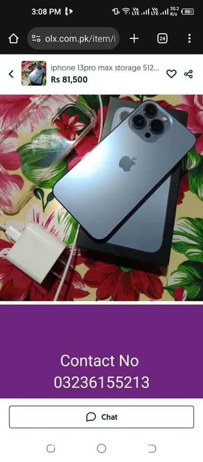 iphone 13 pro Max officeal PTA approved