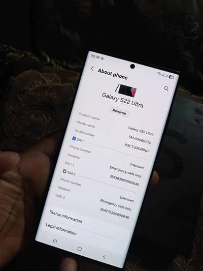 Samsung galaxy S22ultra 8gb 128gb duos non pta full box