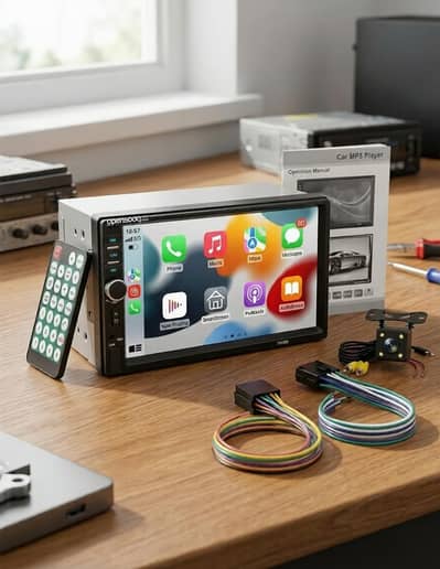 7" Car Stereo Touch Screen - Apple Carplay & Android Auto + Rear Cam