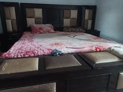 Bed set full furniture