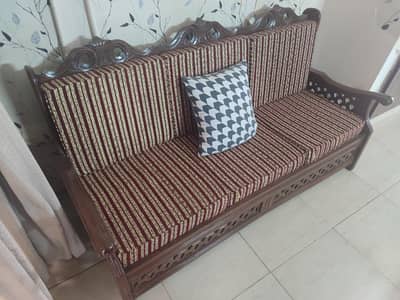 Pure sheesham Wood Sofa Set - 3 + 2
