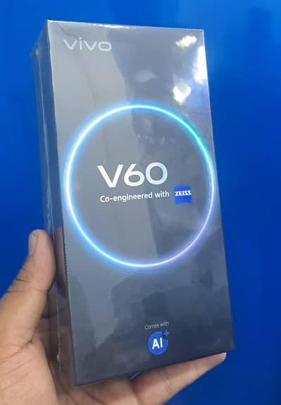 Vivo V60 12gb 256gb Box Pack  0/3/2/4/4/4/5/1/2/1/6 just call no sms