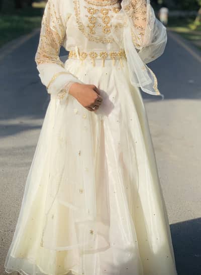 Two piece maxi long frock