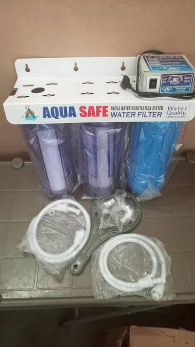 Three stage water filter