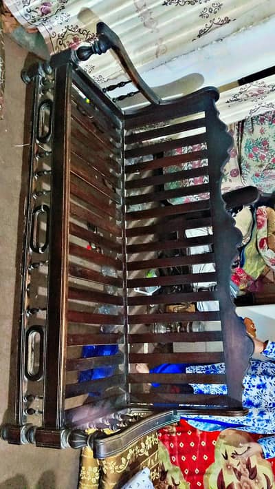 brown king size soffa