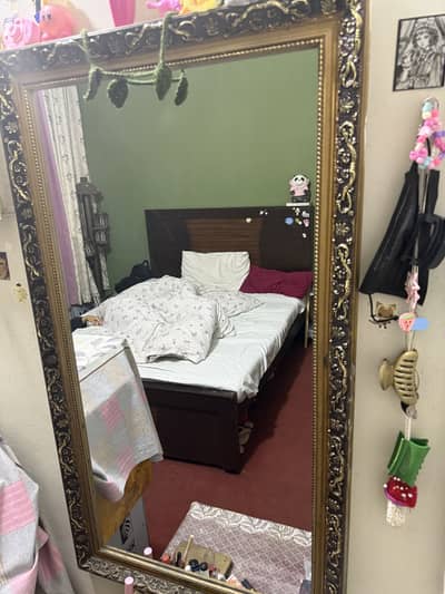 One Mirror and Two side tables