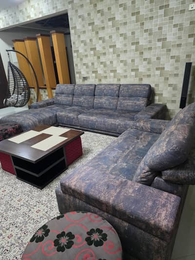 7 Seaters Sofa Set and 1 Jhoola