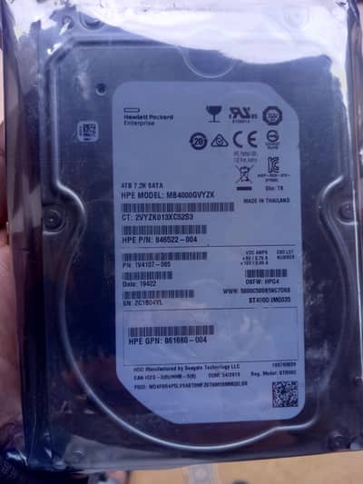 Seagate 4Tera Byte sata hard disk