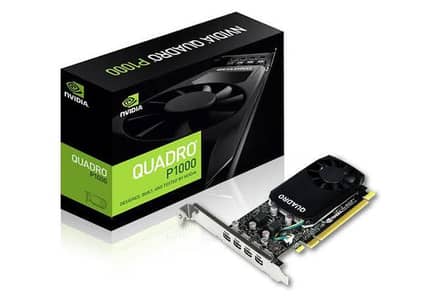 Nvidia quadro P1000 gaming card (low profile)