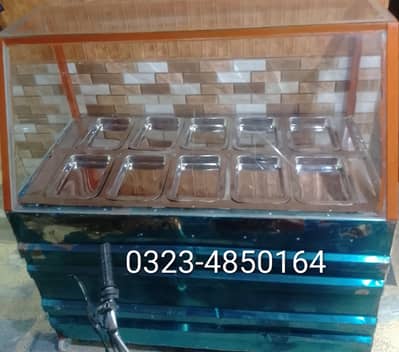Display Counter Stainless steel