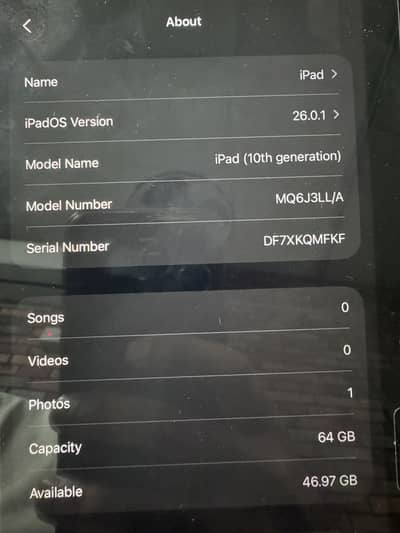 Ipad 10th Generation icloud bypass - battery 100%