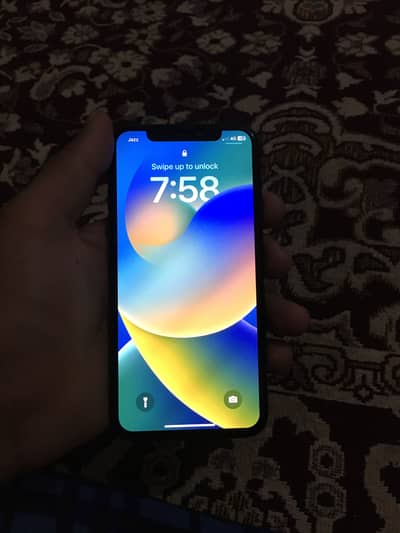 iPhone X 64GB offcial PTA approved contact 03025872079