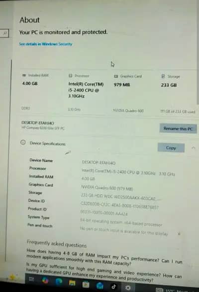 CPU for sale axha condition main han Kisi ko chye rabta kr03329205416