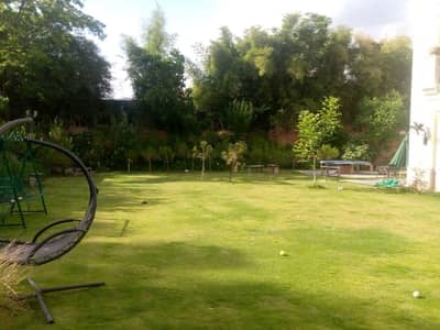 F7 -Plot Size is 666 Sq yds With 1200 Sq yds of Additional Landscaped and Fenced Lawn, with Pines, Water Fall, Bonfire and BBQ area.