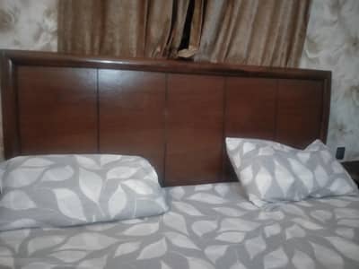 original ash wood bed set sale in Johar town lahore
