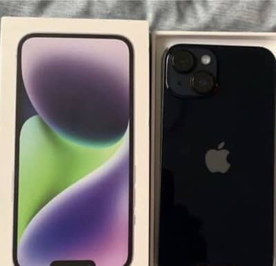 I phone 14 PLUS| 256gb| 100 battery health| factory unlock