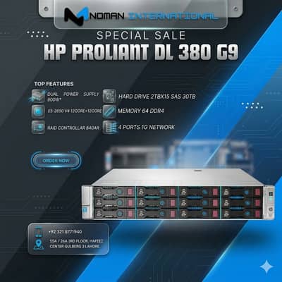 HP DL380 G9 Server - Perfect for Virtualization & Databases